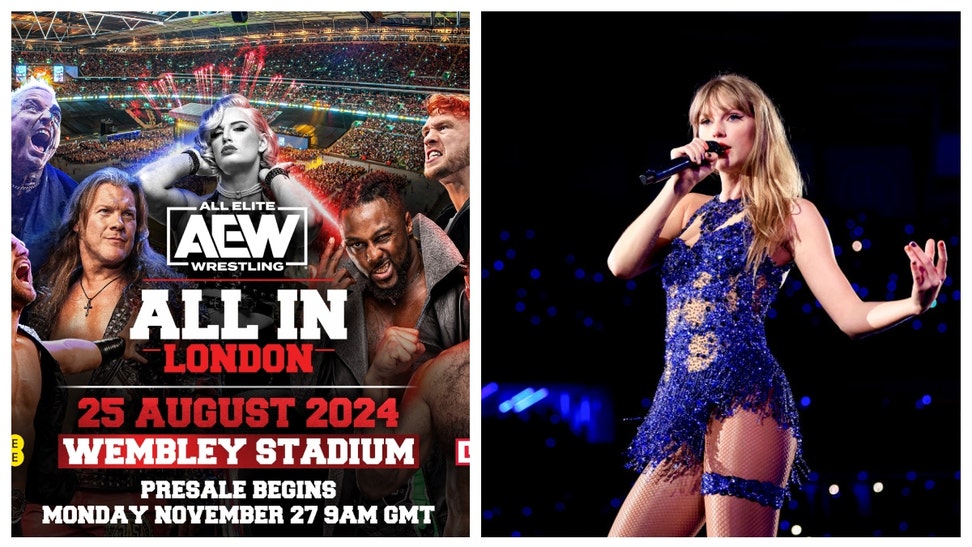 AEW ALL IN WRESTLING EVENT TAYLOR SWIFT