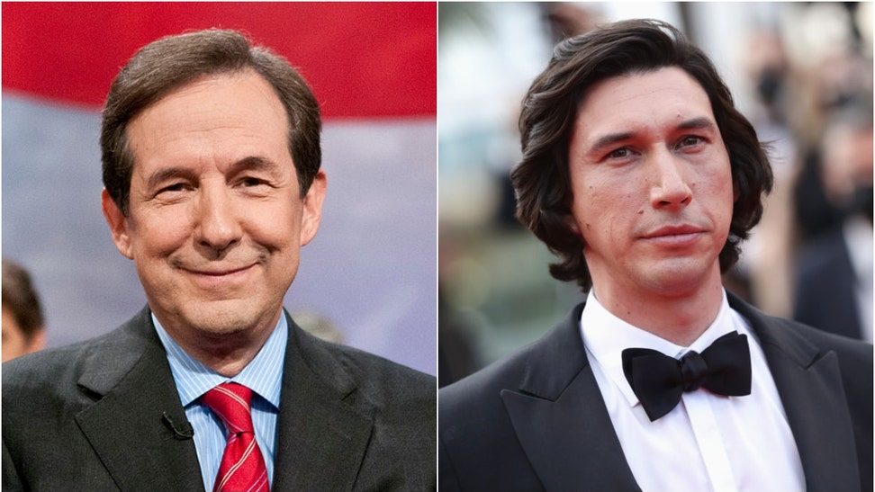 Chris Wallace and Adam Driver have awkward interview about his looks. (Credit: Getty Images)