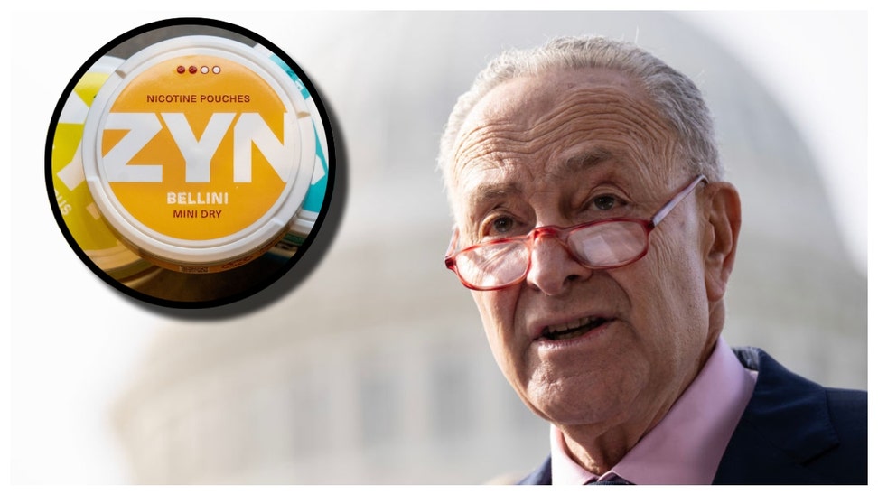 Miserable liberal Democrat Chuck Schumer is waging war on Zyn and nicotine pouches and it's one doesn't want.