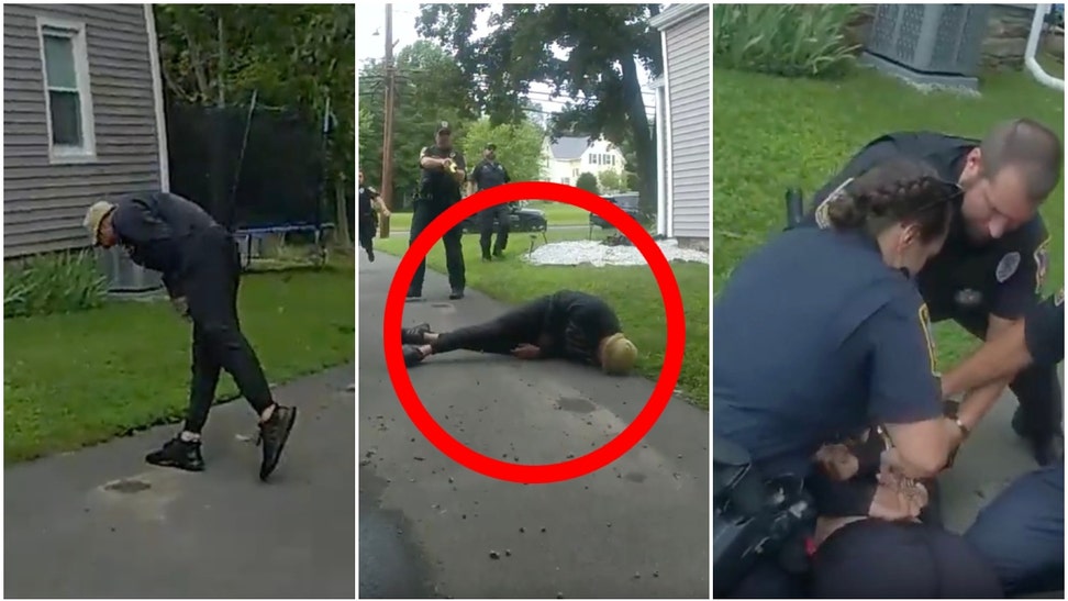 D.J. Hernandez tasered by police. (Bristol Police Dept./BODY CAMS+ /TMX)