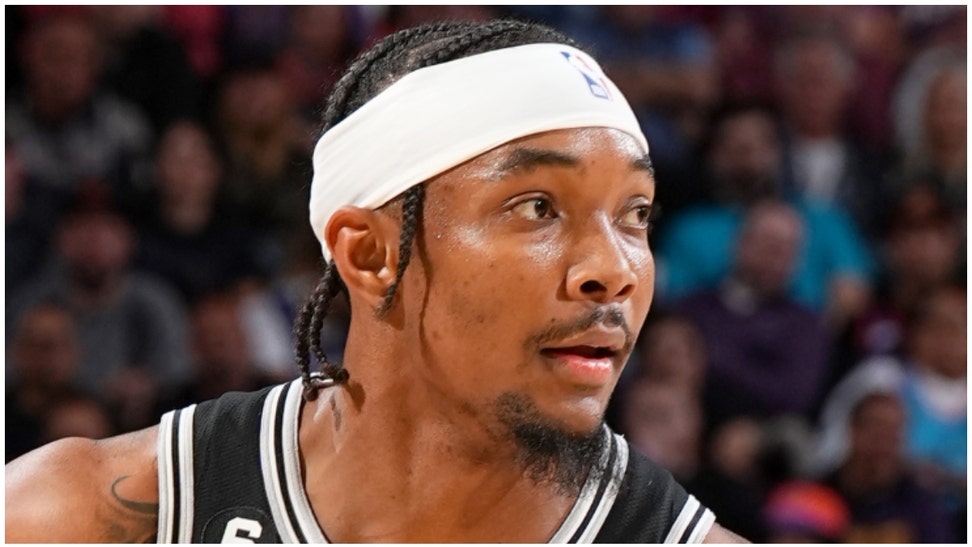 San Antonio Spurs guard Devonte' Graham pleaded guilty to driving while impaired. He was arrested in July 2022. What will the sentence be? (Credit: Getty Images)