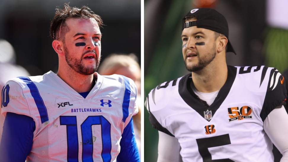 A.J. McCarron Working Out For Bengals