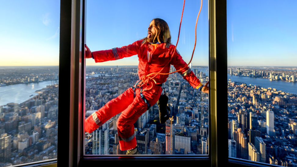 Attention-Starved Jared Leto Climbs Empire State Building