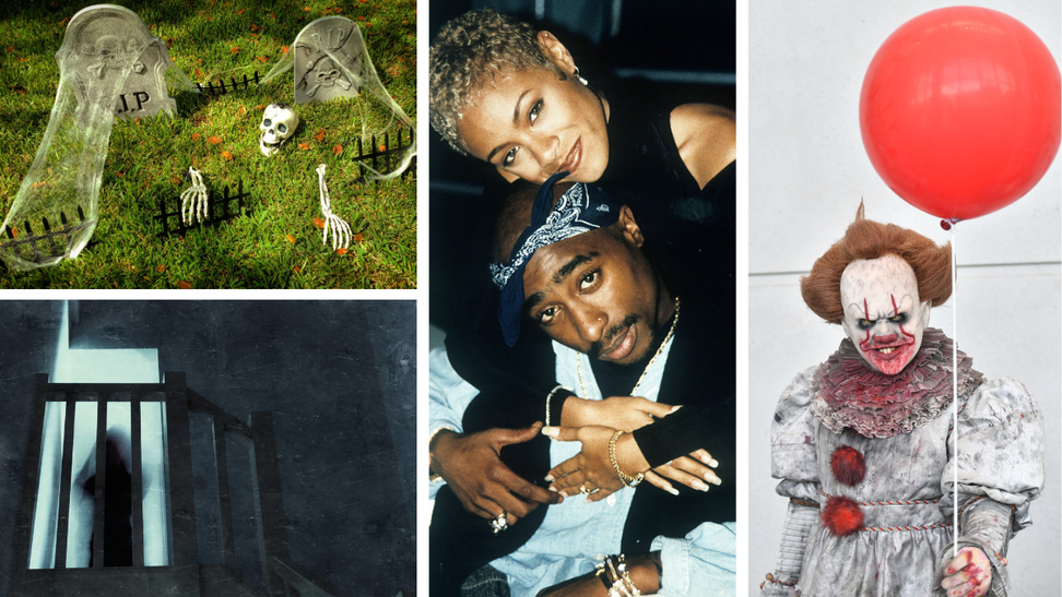 Jada Pinkett Smith Says Tupac Is Her Soulmate, Clown Terrorizes Scottish Town, Paranormal Activity & Epic Halloween Yard Art