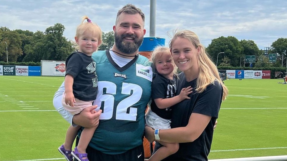 After Jason Kelce Got Dad-Shamed, His Wife Clapped Back