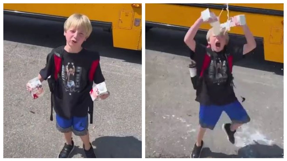 First Grader Goes Viral Celebrating The Last Day Of School With A Stone Cold Impersonation