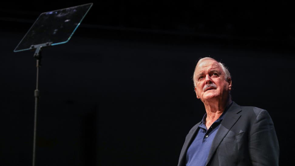 John Marwood Cleese speaks during the Unique Lives &