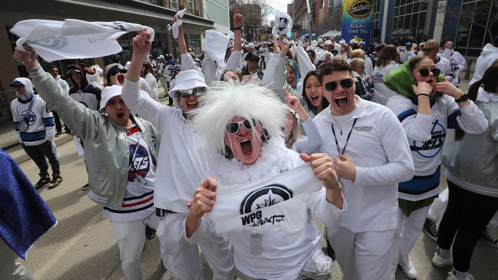 Jets fans white out