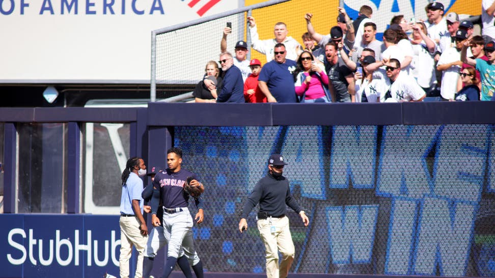 Yankees Fans Throw Garbage at Guardians After Comeback Win