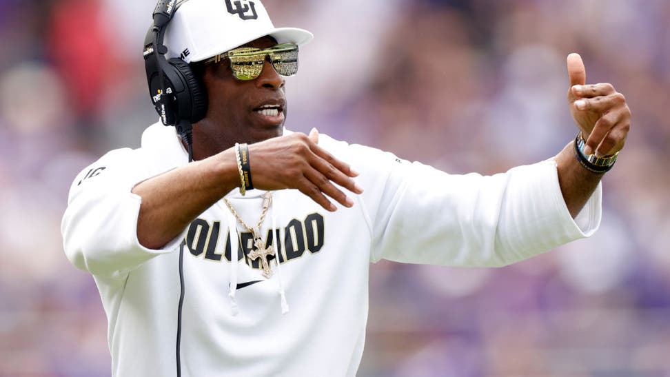 Deion Sanders Told TCU's Trey Sanders To Get Up, 'Be Dominant'