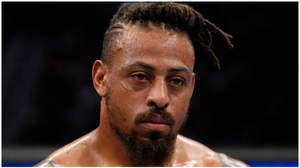 Greg Hardy obliterated in boxing match. (Credit: Getty Images)
