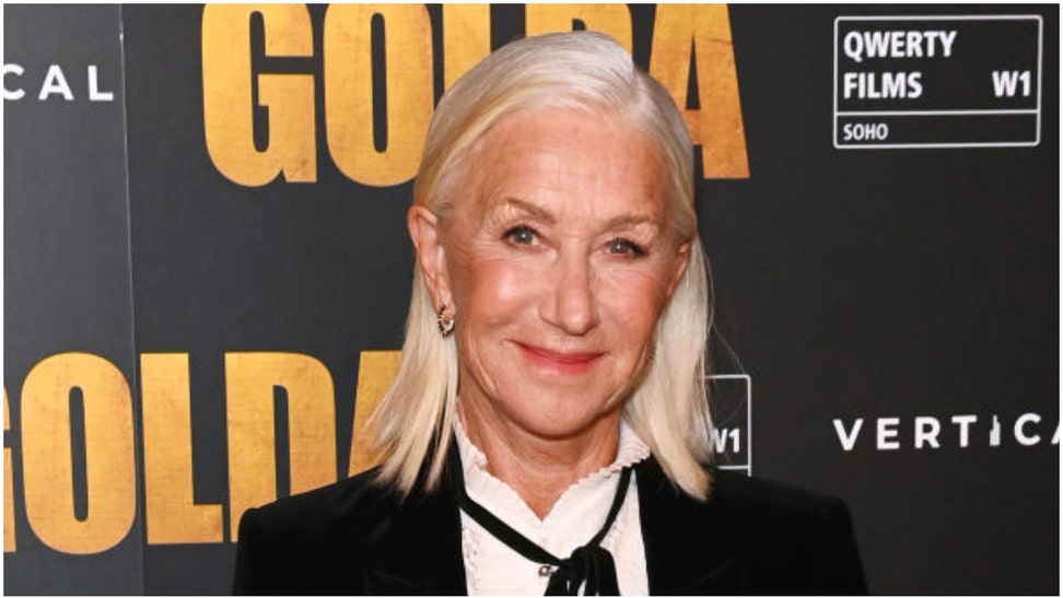 Helen Mirren responded to criticism of playing Golda Meir in the upcoming movie "Golda." Some people aren't happy. (Credit: Getty Images)