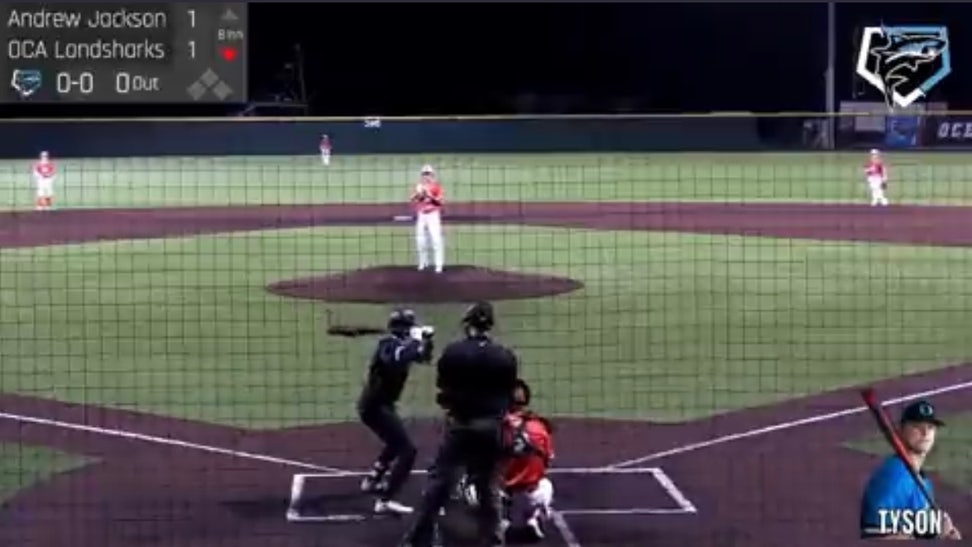 Louisville signee Tagger Tyson hit the walk-off home run, with his father in the broadcast booth