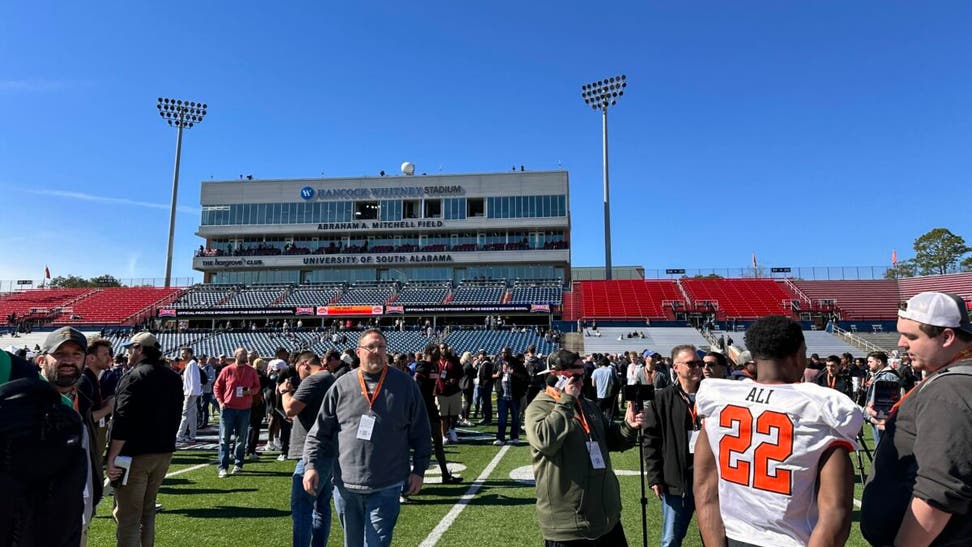 A chaotic week at the Senior Bowl is the first real test for former college players looking to achieve NFL dreams