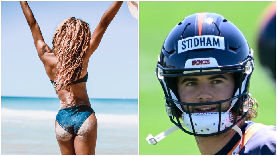 Jarrett Stidham's wife Kennedy posts bikini photos from Mexico. (Credit: Getty Images)
