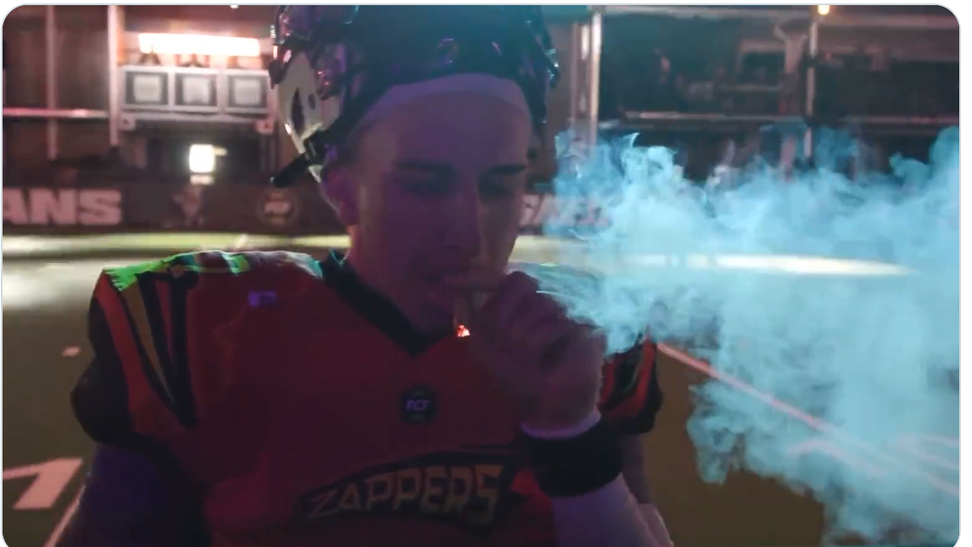 Johnny Manziel's Backup Throws TD Then Lights Up Joint In Fan Controlled Football