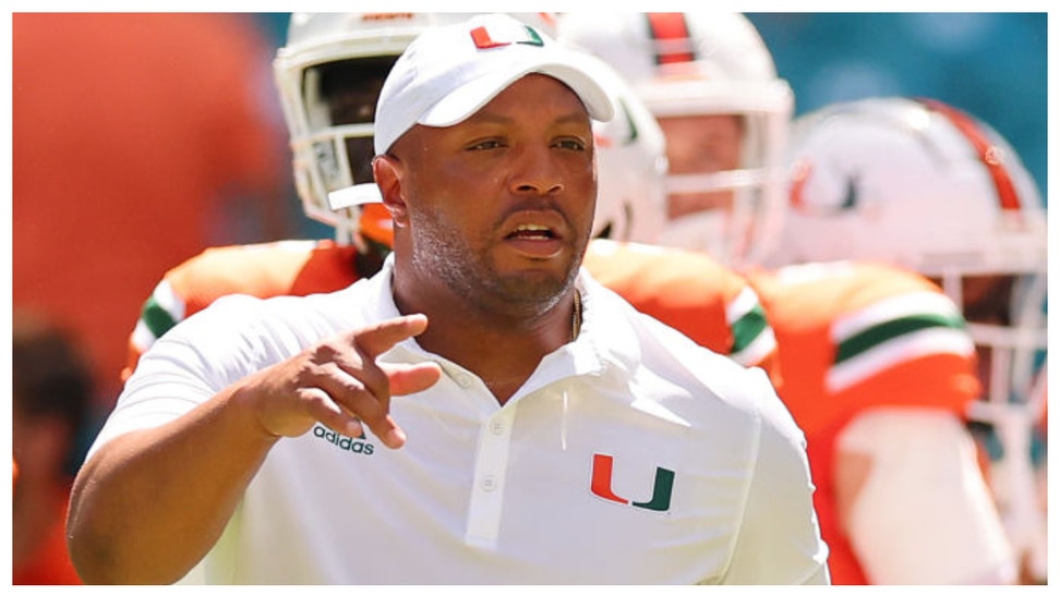 Miami fires offensive coordinator Josh Gattis. (Credit: Getty Images)