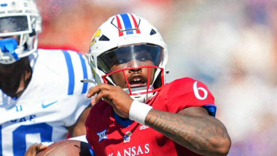 Kansas remains unranked after 4-0 start to the season. (Photo by Jay Biggerstaff/Getty Images)
