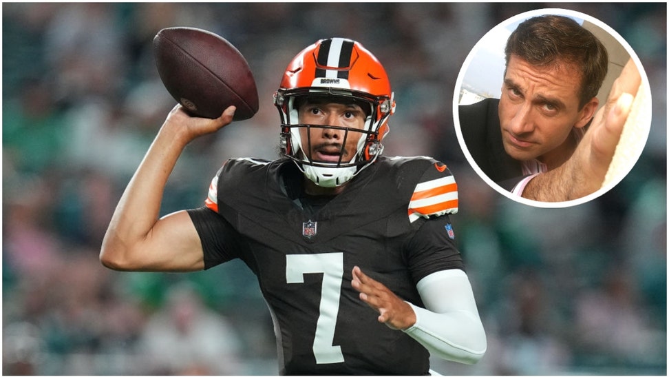 Cleveland Browns QB Kellen Mond was waived by the team before the decision was reversed following Joshua Dobbs being traded. (Credit: Getty Images)