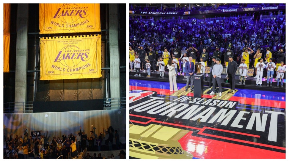 LAKERS CHAMPIONSHIP BANNER
