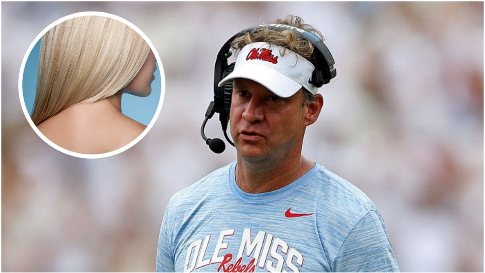 Ole Miss coach Lane Kiffin celebrated National Girlfriend Day with Sally Rychlak with a viral tweet. Who is she? (Credit: Getty Images)