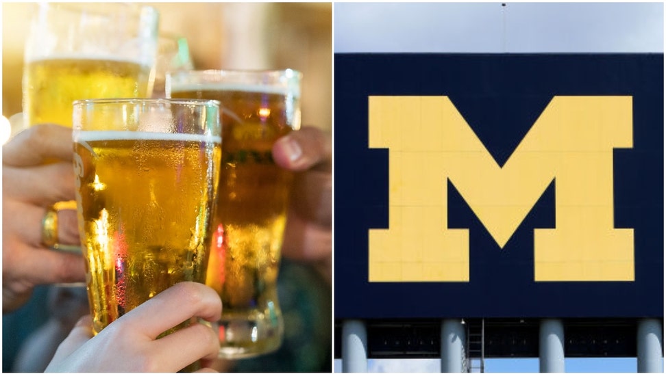 Michigan passed a law allowing alcohol sales at college sporting events. Should beer sales be allowed at all college stadiums? (Credit: Getty Images)