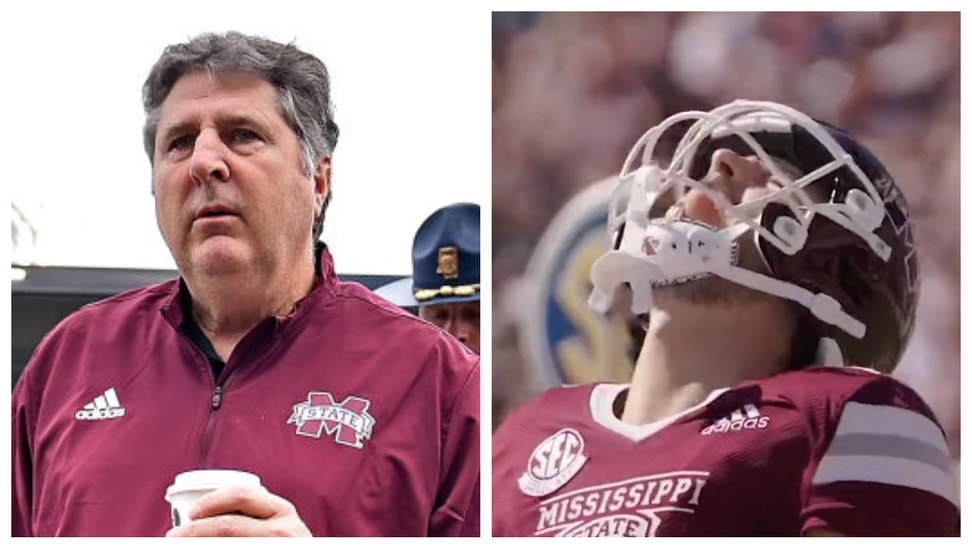 Mississippi State bowl game hype video honors former coach Mike Leach. (Credit: Screenshot/Twitter Video https://twitter.com/HailStateFB/status/1609671756133933062?s=20)
