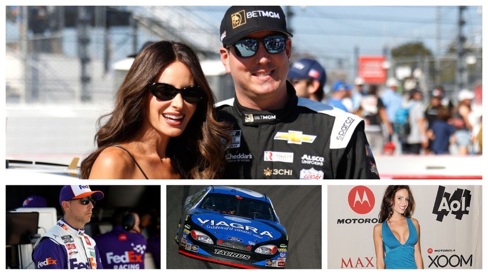 NASCAR wife shows off skin on vacation, Denny Hamlin is the Dallas Cowboys of the garage.