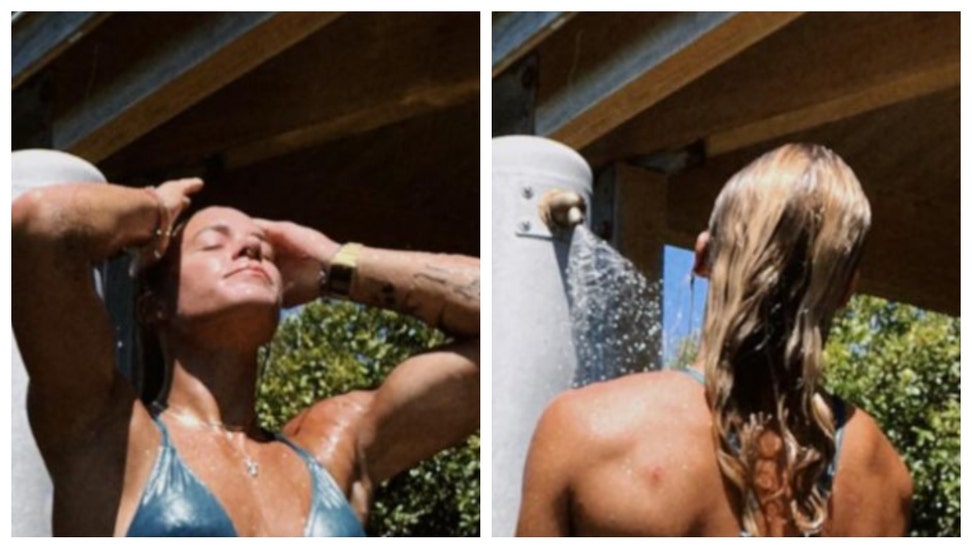 NXT Rising Star Sol Ruca Grabs Attention At An Outdoor Shower Prior To Her Latest In-Ring Appearance