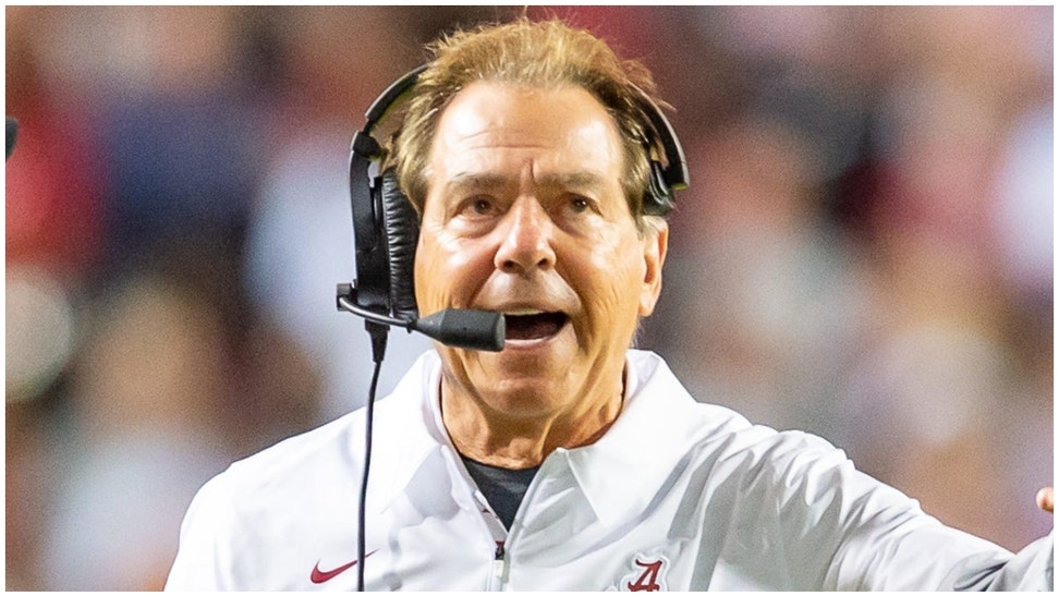 Nick Saban discusses player movement and commitment in modern college football. (Credit: SCOTT CLAUSE/USA TODAY Network / USA TODAY NETWORK)