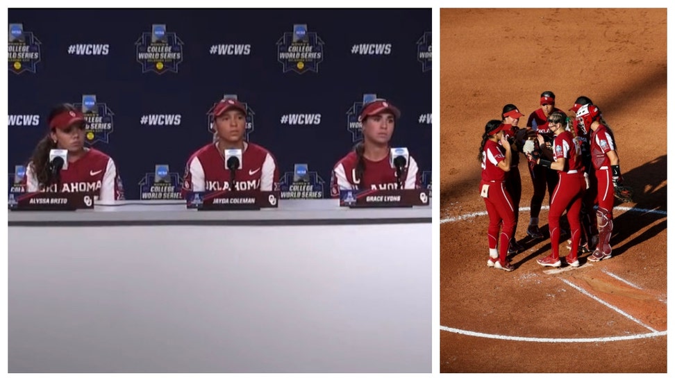 Oklahoma softball teams win national title and then tells ESPN it's all about God.