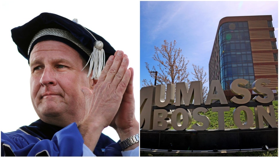 Rob Hale Celtics Owner at UMass Boston graduation