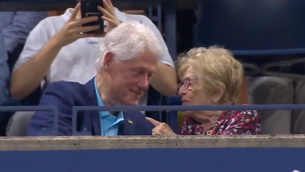 Bill Clinton and Dr. Ruth Westheimer