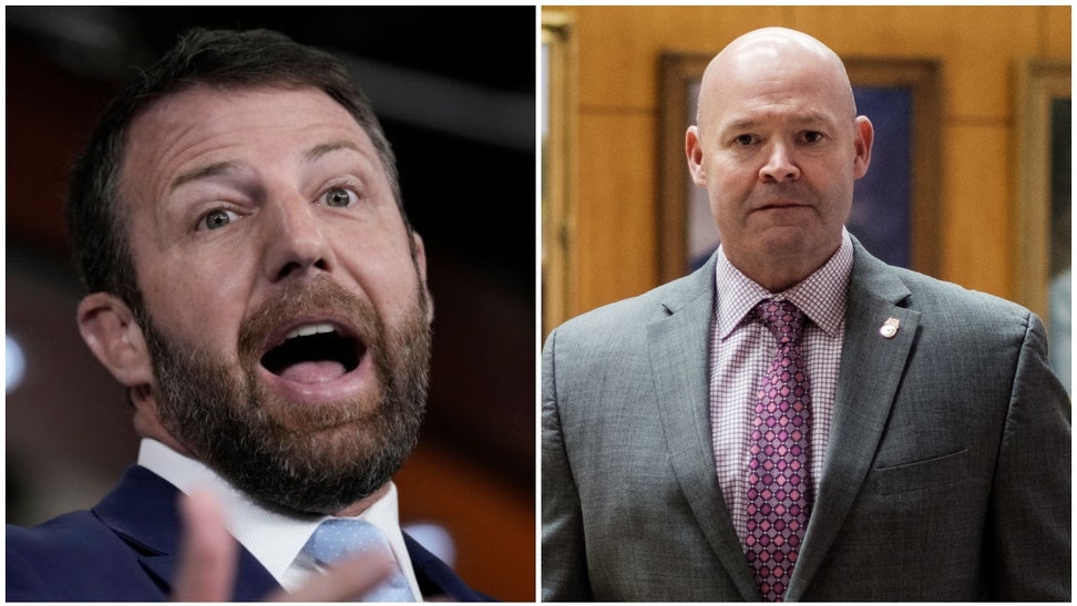 Senator Markwayne Mullin wants a piece of Sean O'Brien in the octagon. He challenged the Teamsters general president to a fight. (Credit: Getty Images)