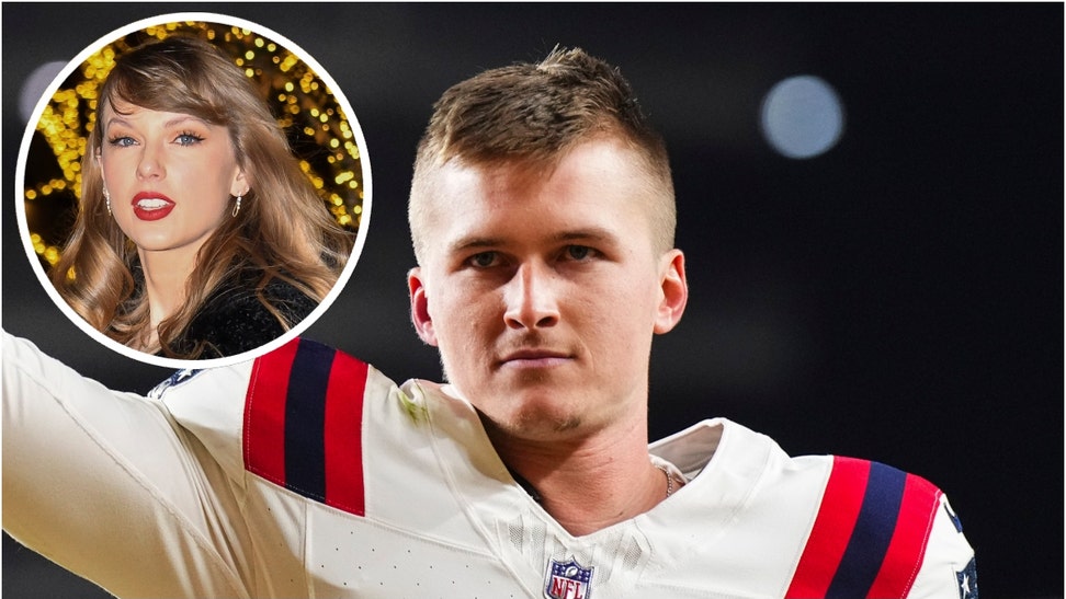 You won't find New England Patriots QB Bailey Zappe rocking out at a Taylor Swift concert. He doesn't listen to her music. (Credit: Getty Images)