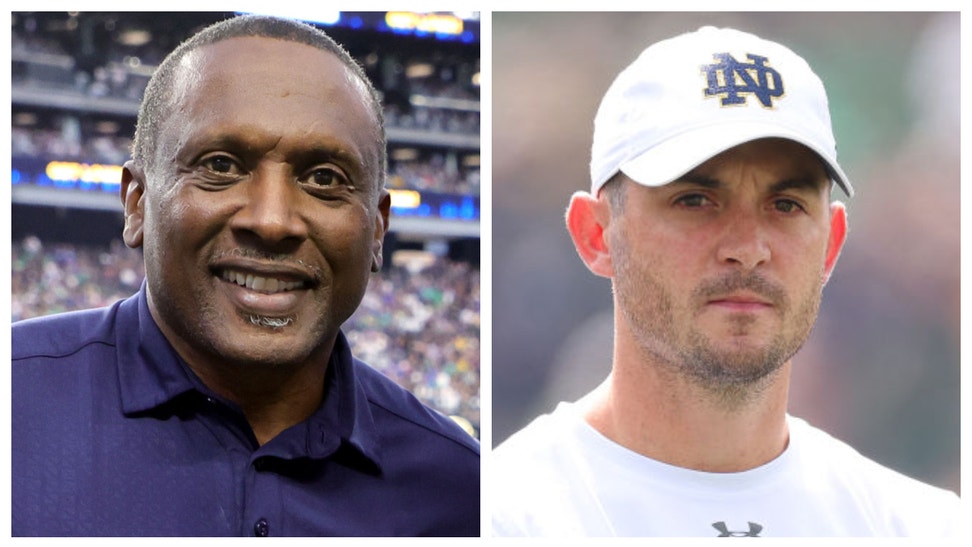 Former Notre Dame OC Tommy Rees ripped by Tim Brown. (Credit: Getty Images)