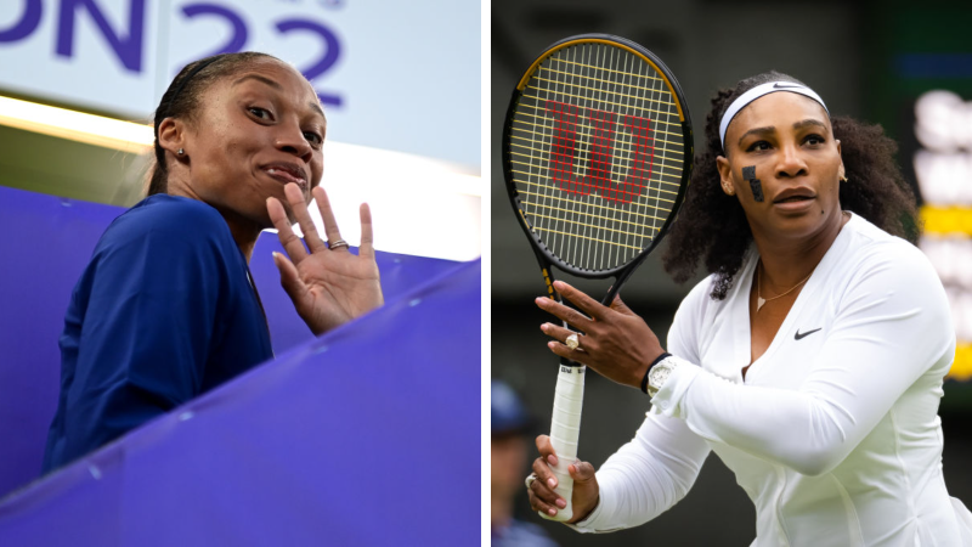 Allyson Williams and Serena Williams