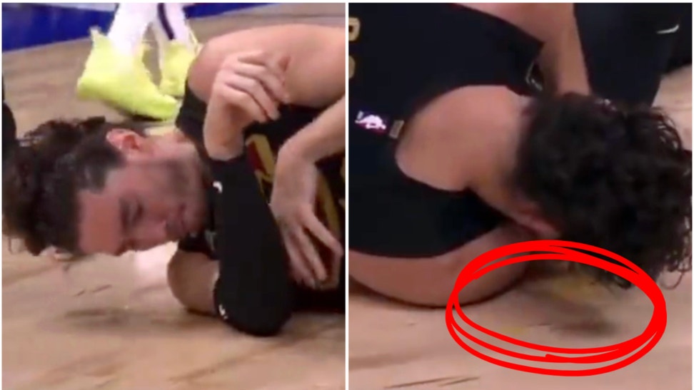 Video: Yellow Blood Pours Out Of Cavs' Injured Player Cedi Osman
