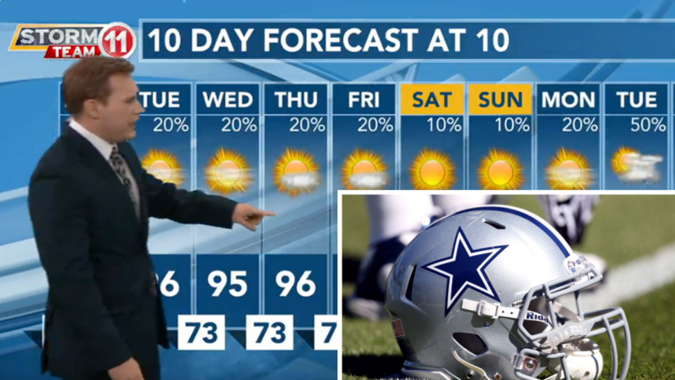 Dallas Cowboys Hilariously Roasted By Mississippi Weatherman