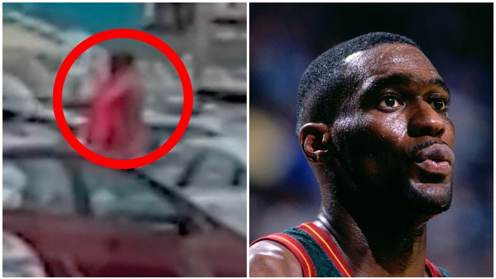 TMZ video shows alleged Shawn Kemp shooting. He was arrested Wednesday. (Credit: TMZ Video and Getty Images)