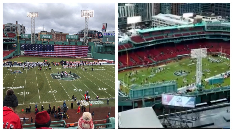 Nobody shows up for Fenway Bowl.