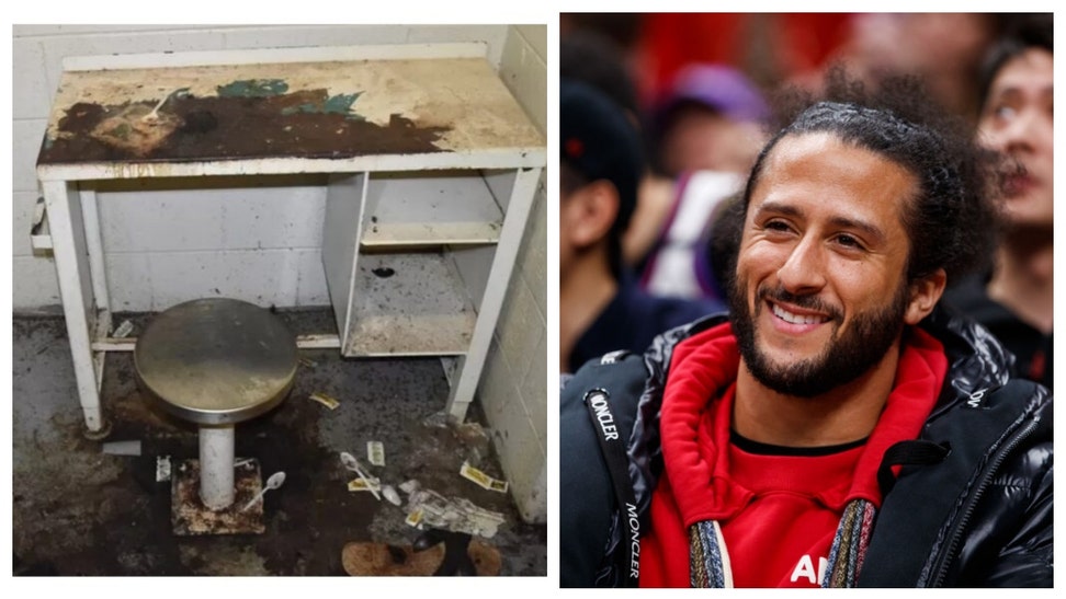 Colin Kaepernick paying for man eaten alive by bed bugs.