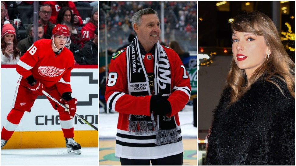 Patrick Kane, Denis SAvard, and Taylor Swift