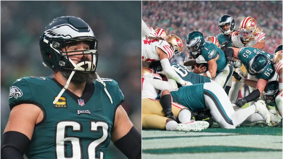 Jason kelce and the Tush Push