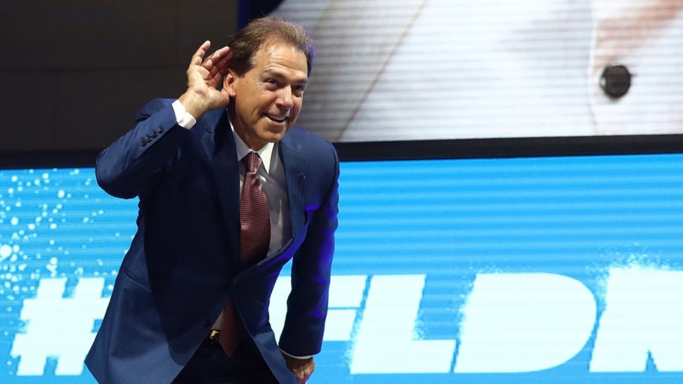 Nick Saban Wants You To Know Just How Good He Is At Cleaning House