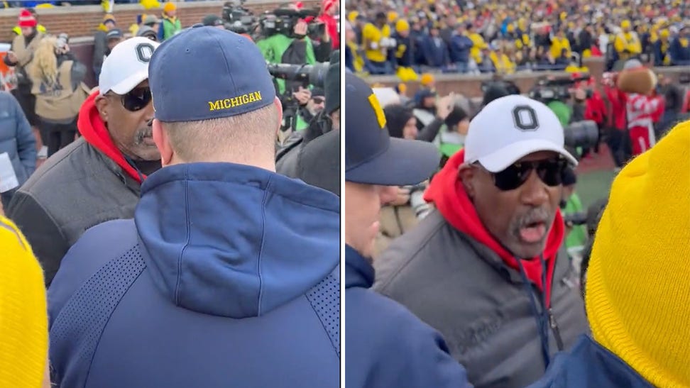 Ohio State AD Gene Smith sideline Michigan