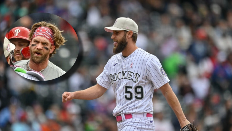 Rockies' Jake Bird Compliments Bryce Harper After Bench-Clearing Spat