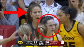 Caitlin Clark gets in heated exchange during loss to Indiana (Credit: Screenshot/TikTok Video https://www.tiktok.com/@womenhooping1/video/7338609612976868651)