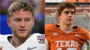 Quinn Ewers will start at QB for Texas over Arch Manning in 2024. (Credit: USA Today Sports Network)
