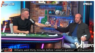 Dana White hops on Pat McAfee ESPN show and torches the liberal media. 